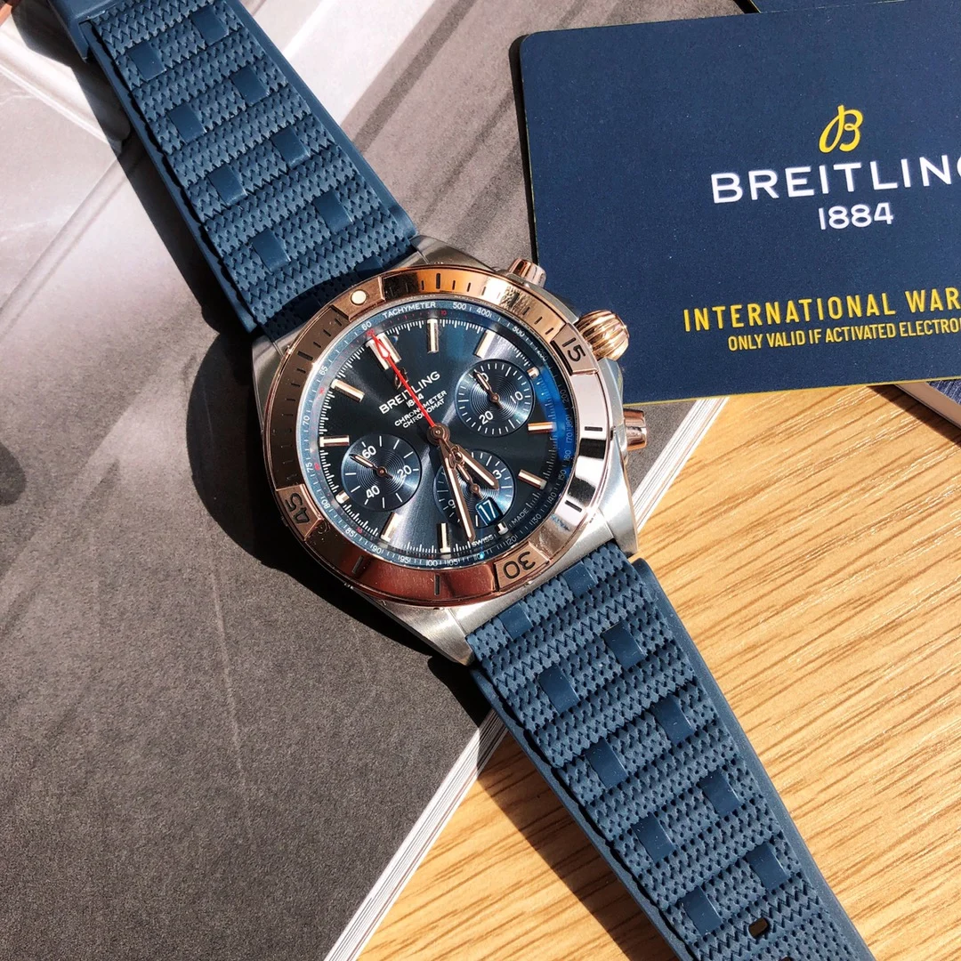 Breitling Panda Steel — photographed off the sweep