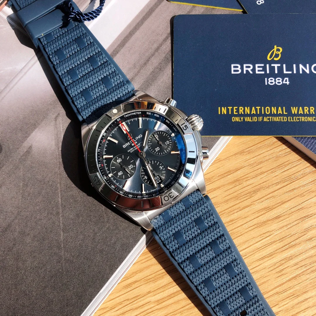 Breitling Panda Steel — photographed off the sweep