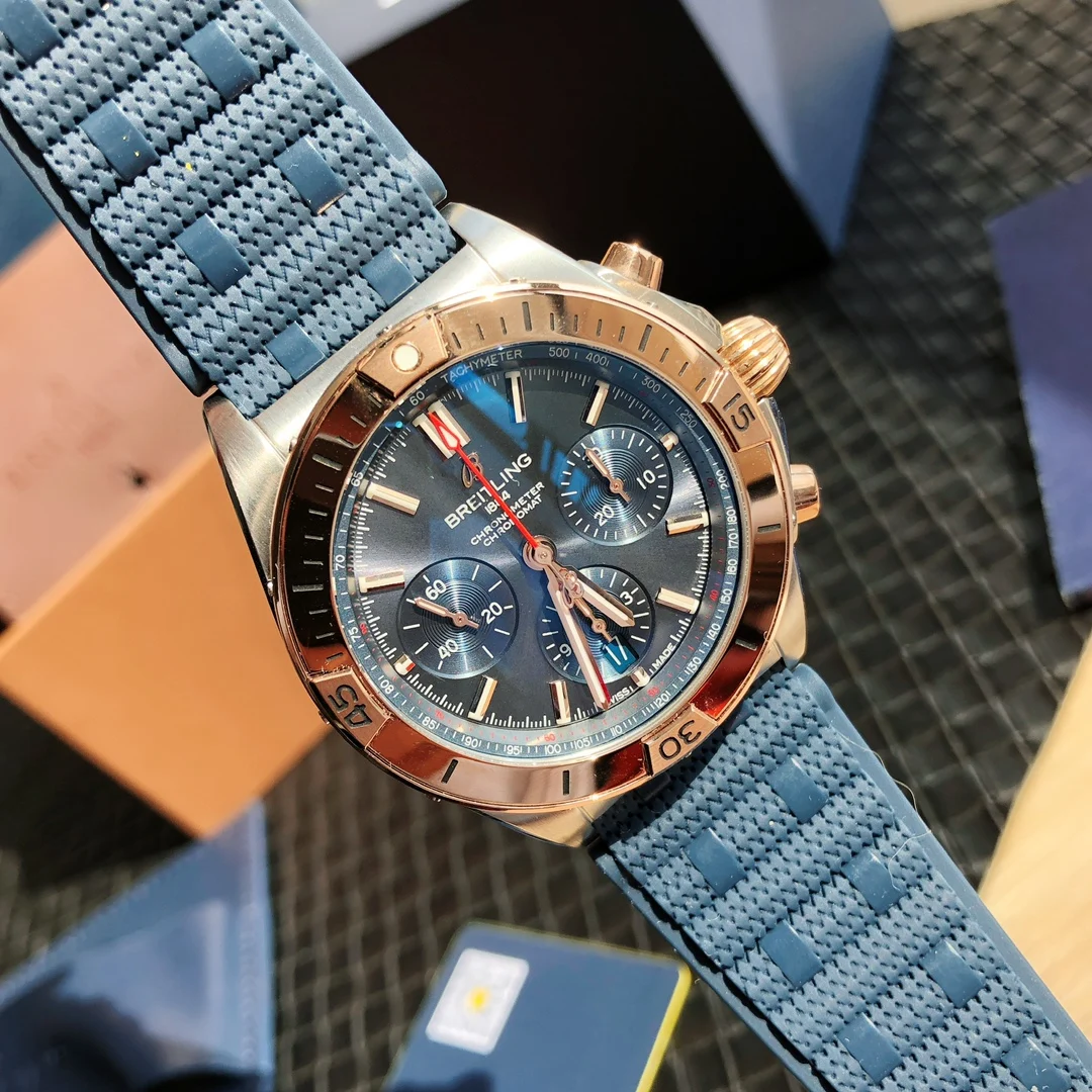 Breitling Panda Two-Tone — photographed off the sweep