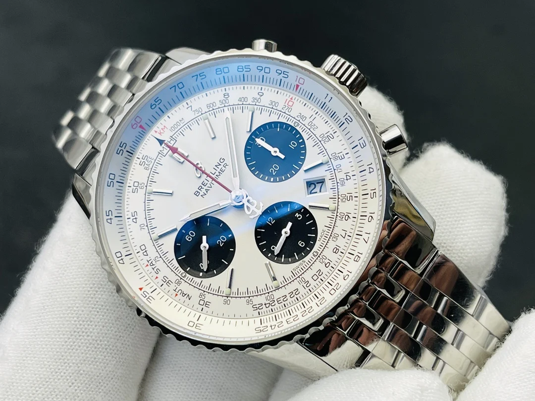 Breitling Premier Steel 42mm — photographed off the sweep