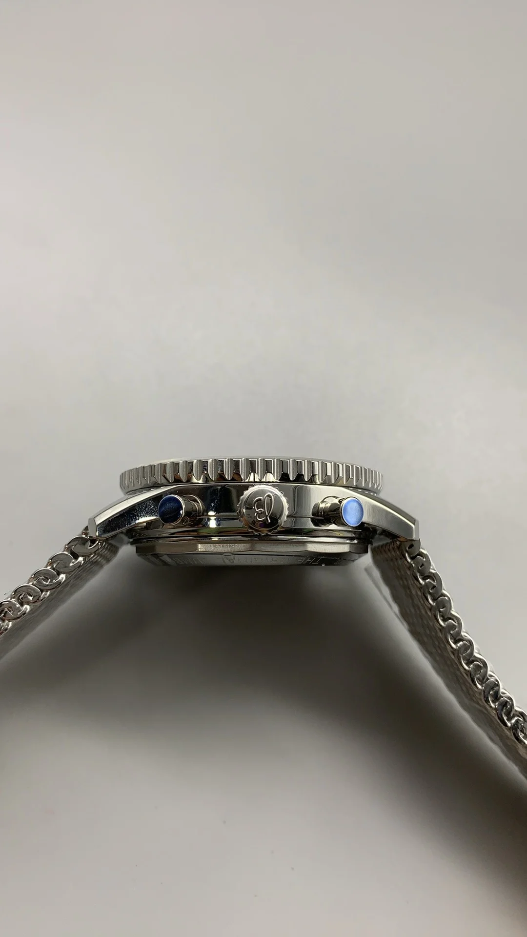 Breitling Red Dial — photographed off the sweep