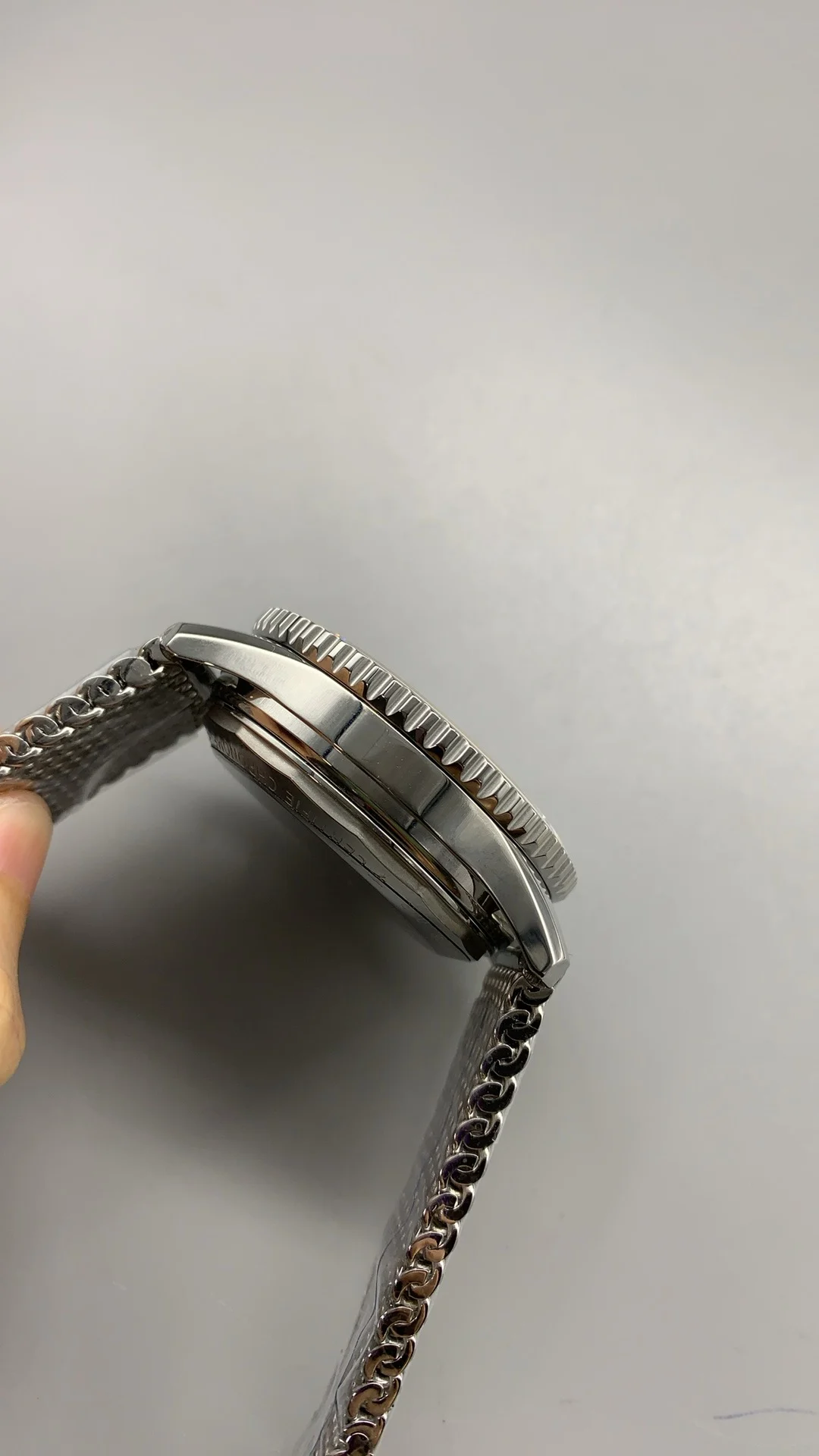 Breitling Red Dial — photographed off the sweep