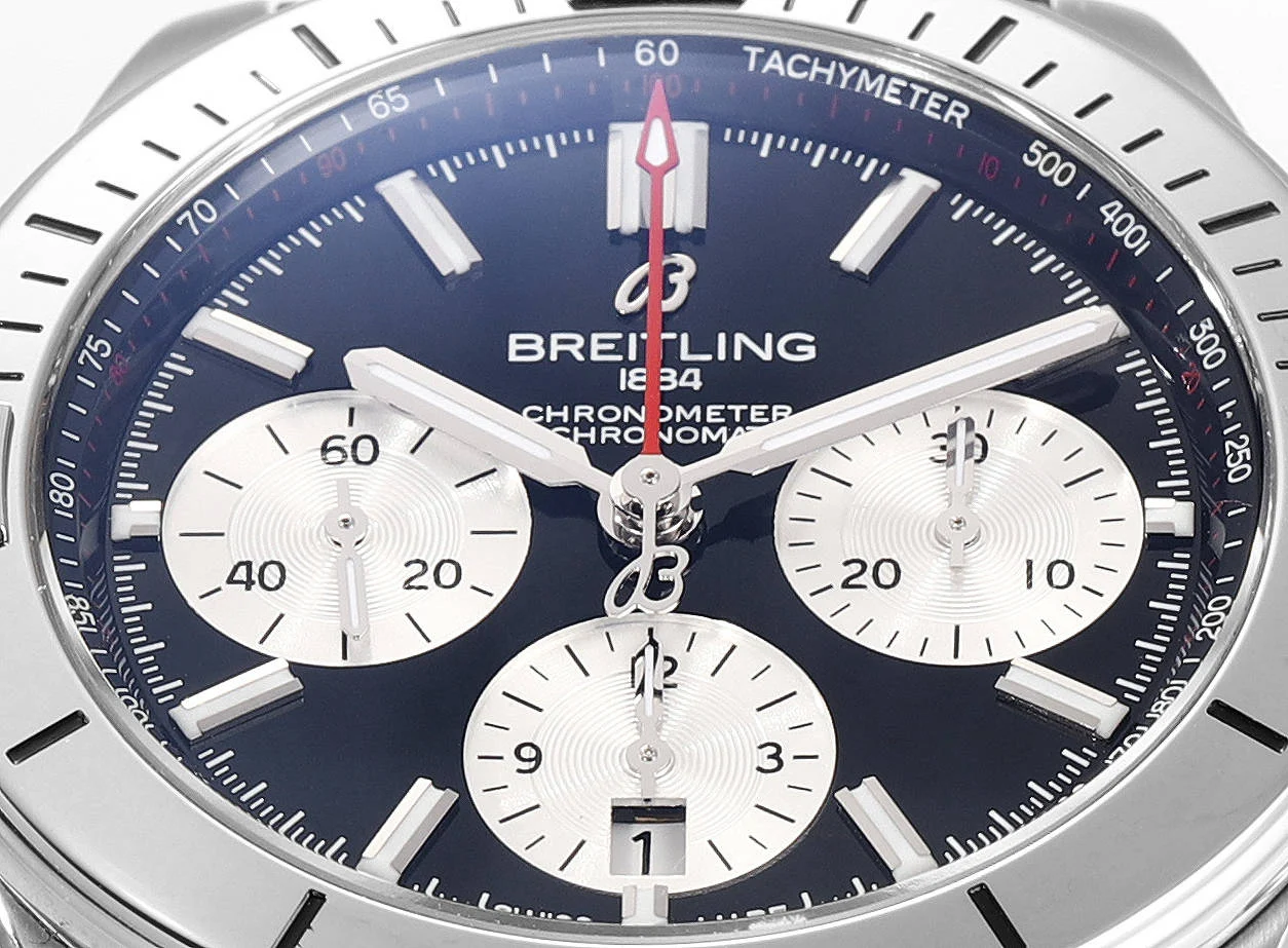 Breitling Steel — photographed off the sweep