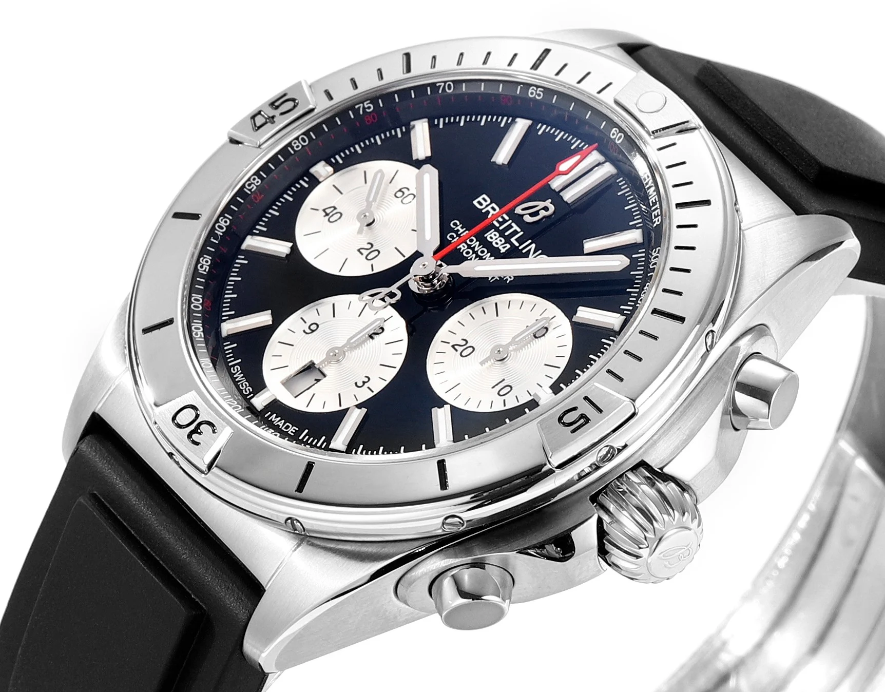 Breitling Steel — photographed off the sweep