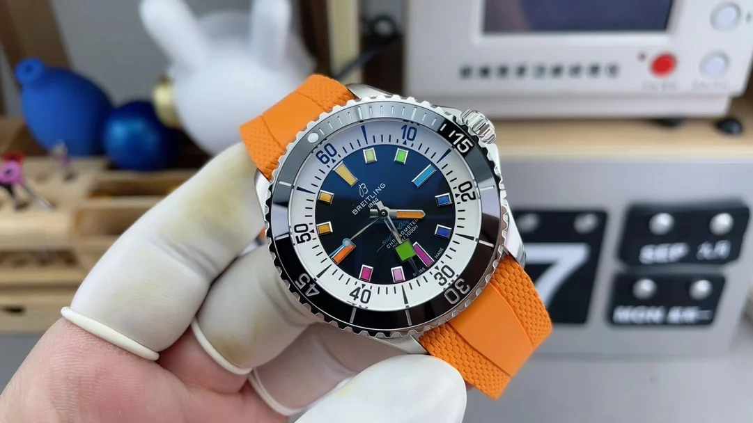 Breitling Superocean 42mm — photographed off the sweep