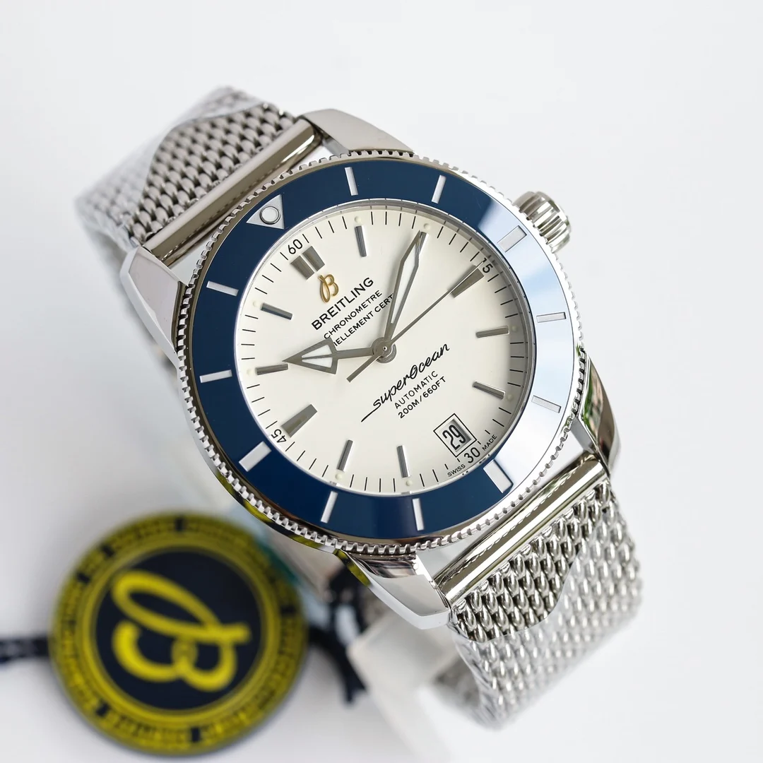 Breitling Superocean 42mm — photographed off the sweep