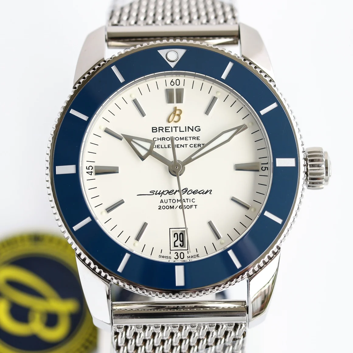 Breitling Superocean 42mm — photographed off the sweep