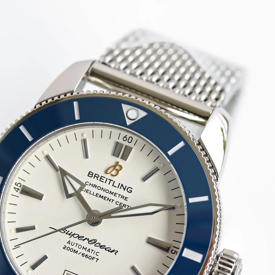 Breitling Superocean 42mm — photographed off the sweep