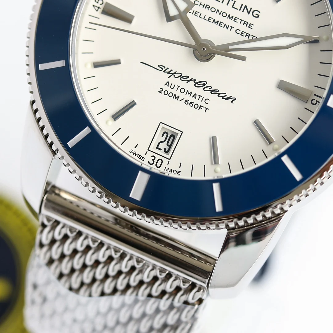Breitling Superocean 42mm — photographed off the sweep