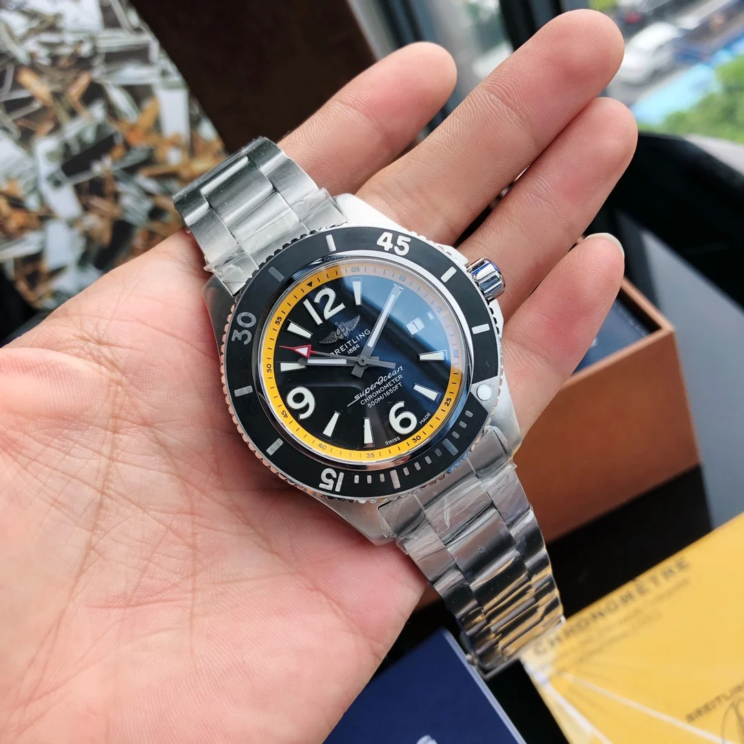 Breitling Superocean Black Dial 44mm