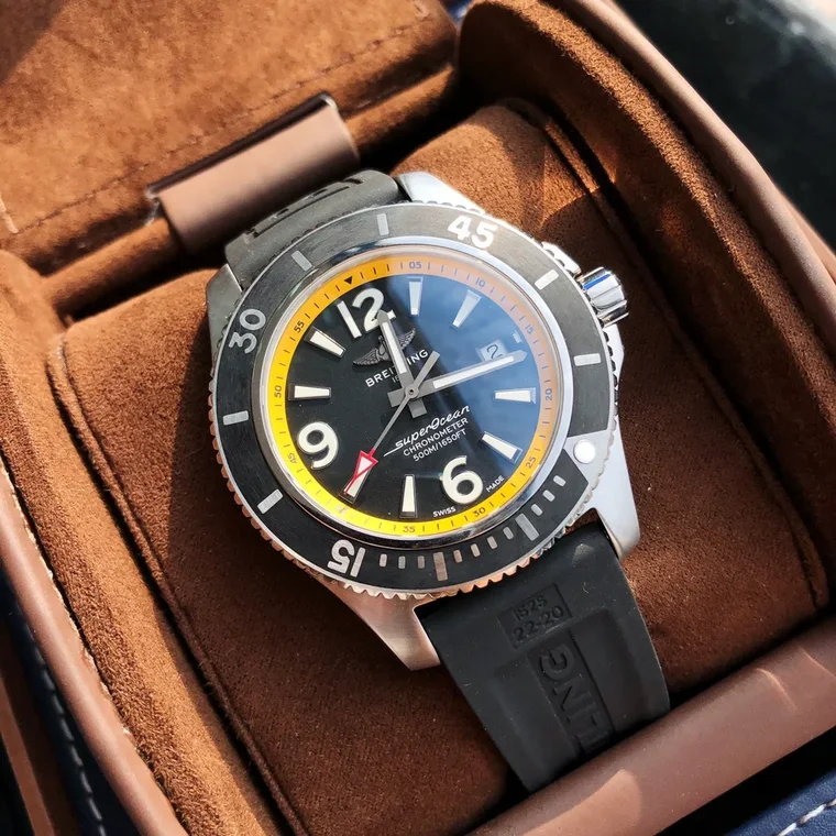 Breitling Superocean Black Dial 44mm