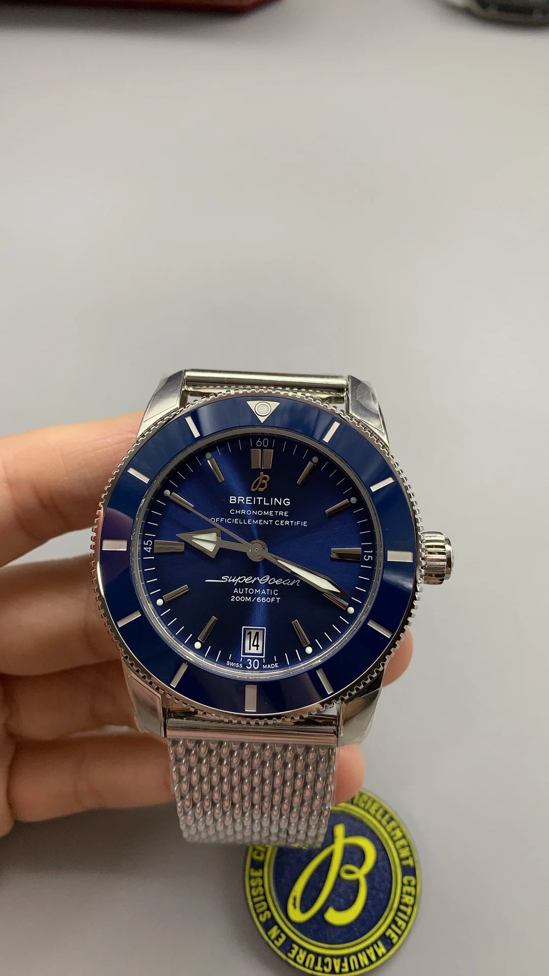 Breitling Superocean Blue Dial