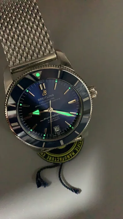 Breitling Superocean Blue Dial
