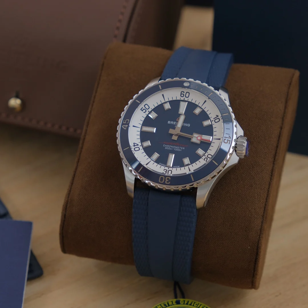 Breitling Superocean Ceramic 42mm — photographed off the sweep