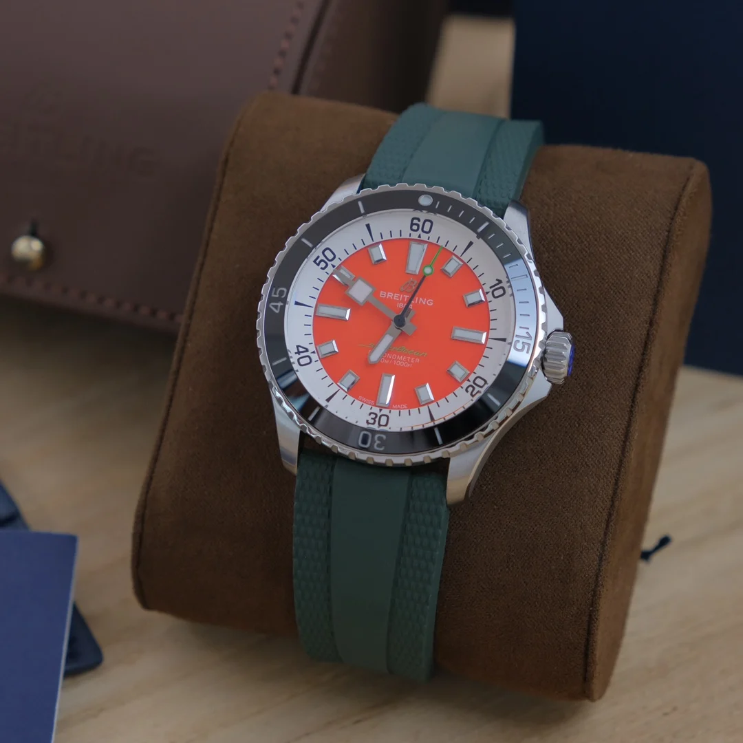 Breitling Superocean Ceramic 42mm — photographed off the sweep