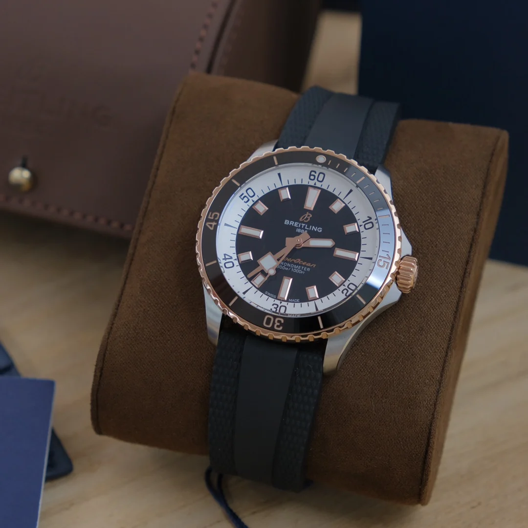 Breitling Superocean Ceramic 42mm — photographed off the sweep