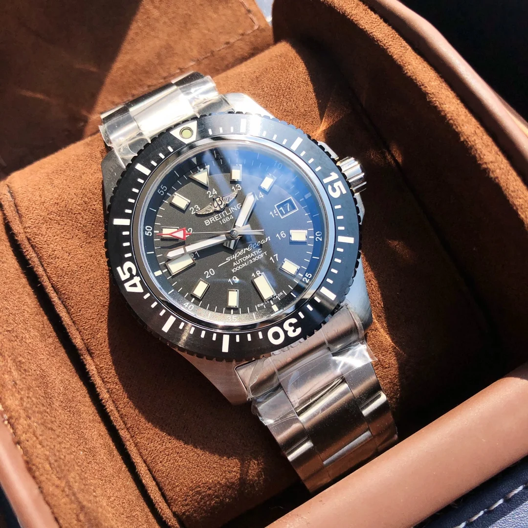 Breitling Superocean Ceramic 44mm — photographed off the sweep