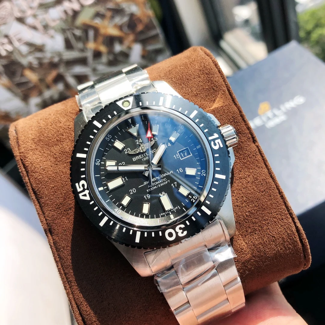 Breitling Superocean Ceramic 44mm — photographed off the sweep