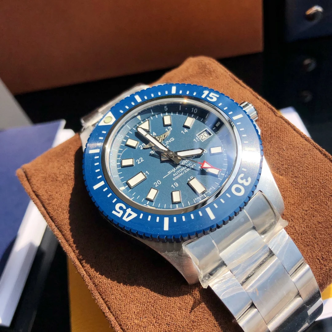 Breitling Superocean Ceramic 44mm — photographed off the sweep