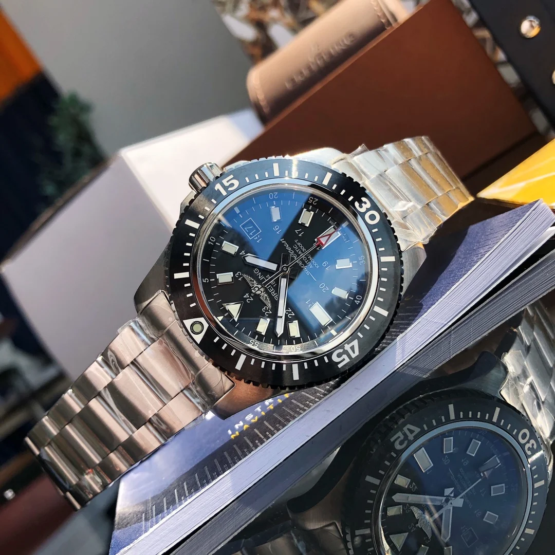 Breitling Superocean Ceramic 44mm — photographed off the sweep