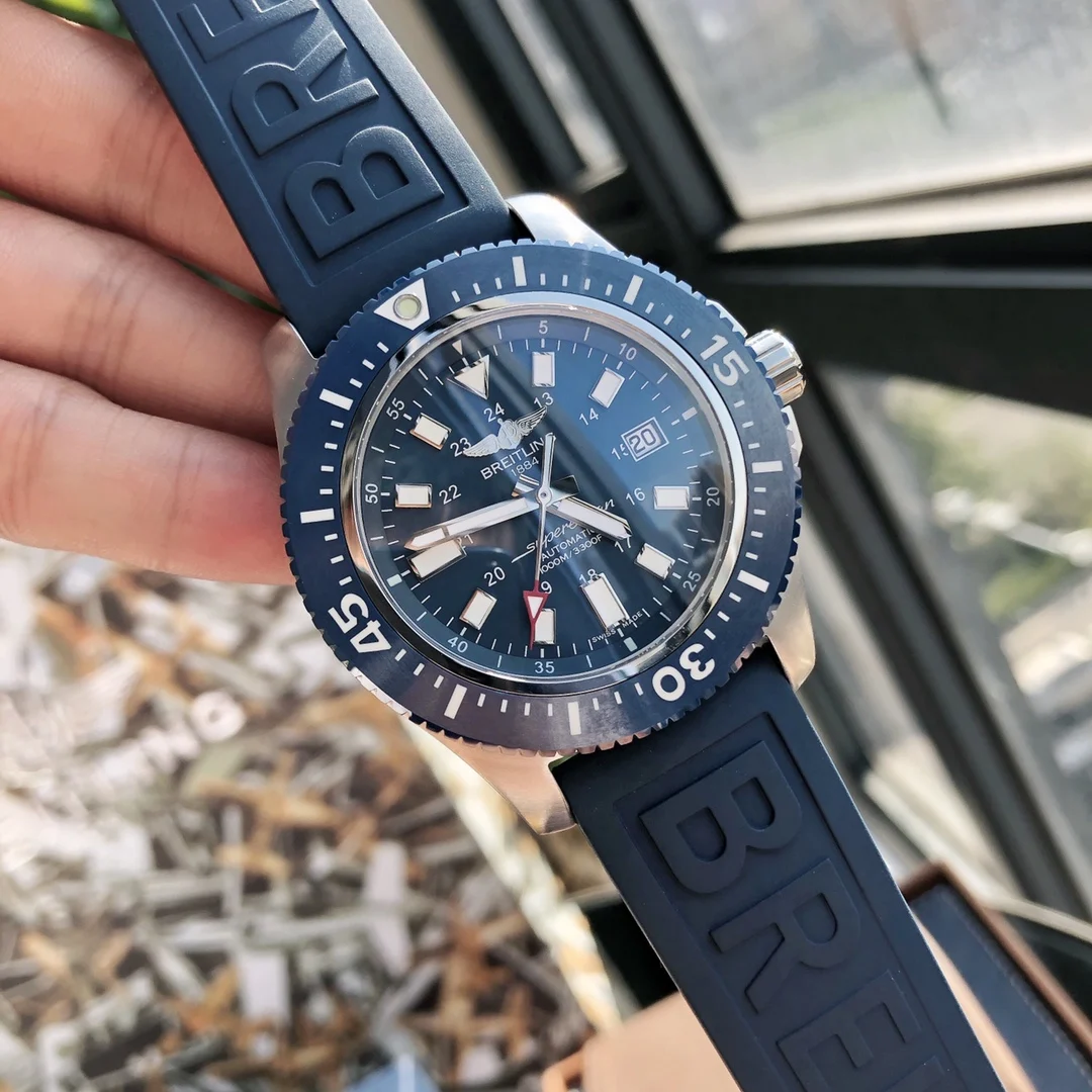 Breitling Superocean Ceramic 44mm — photographed off the sweep