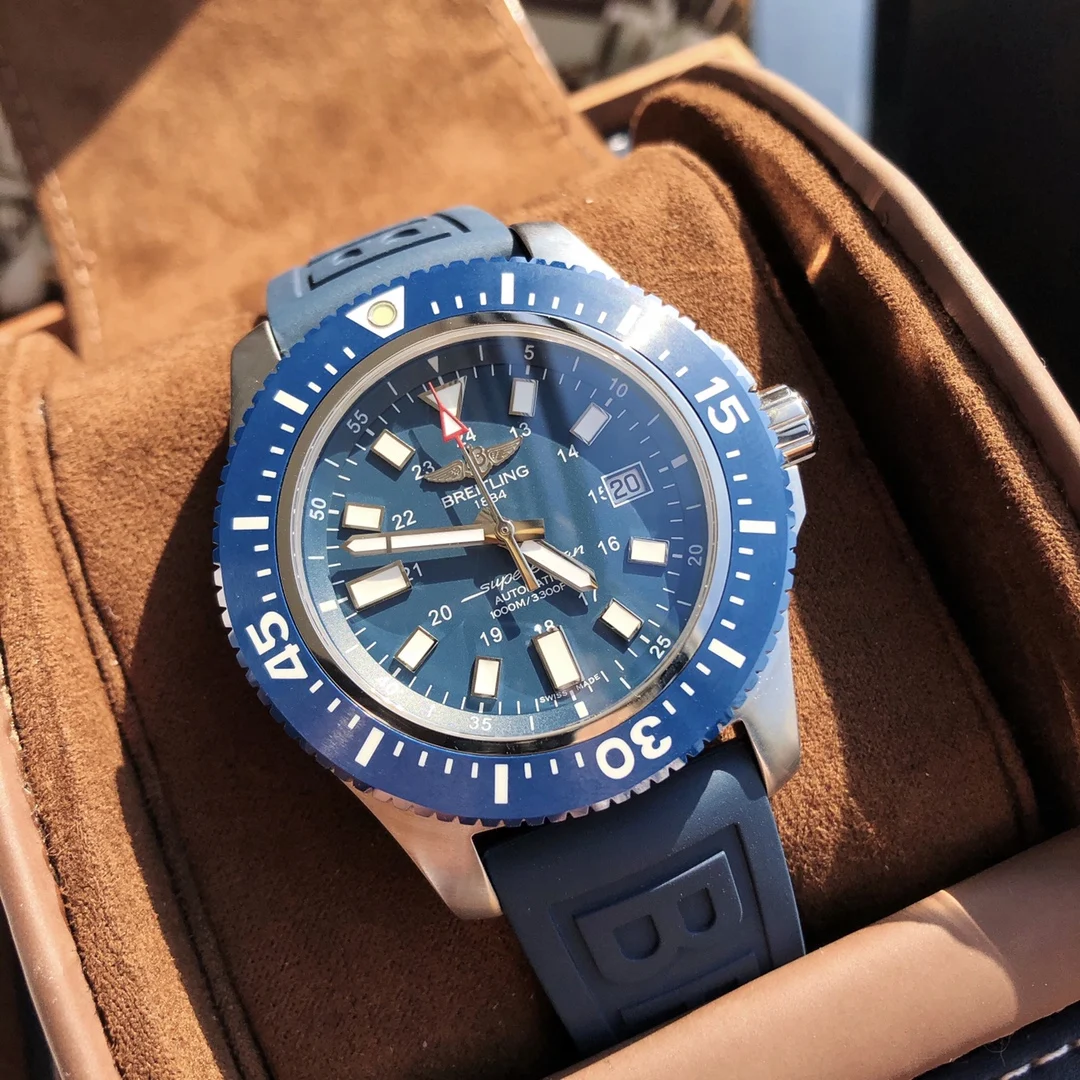 Breitling Superocean Ceramic 44mm — photographed off the sweep