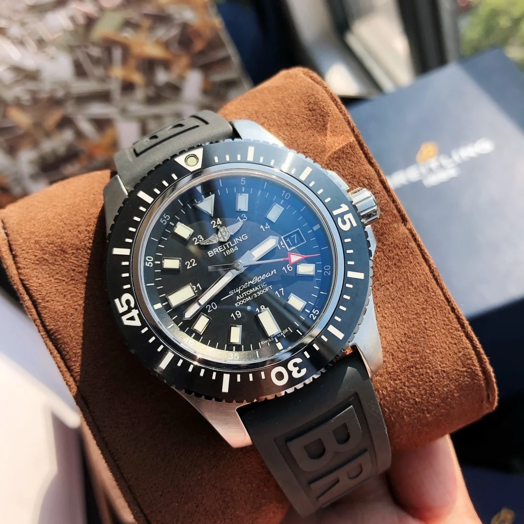 Breitling Superocean Ceramic 44mm — photographed off the sweep