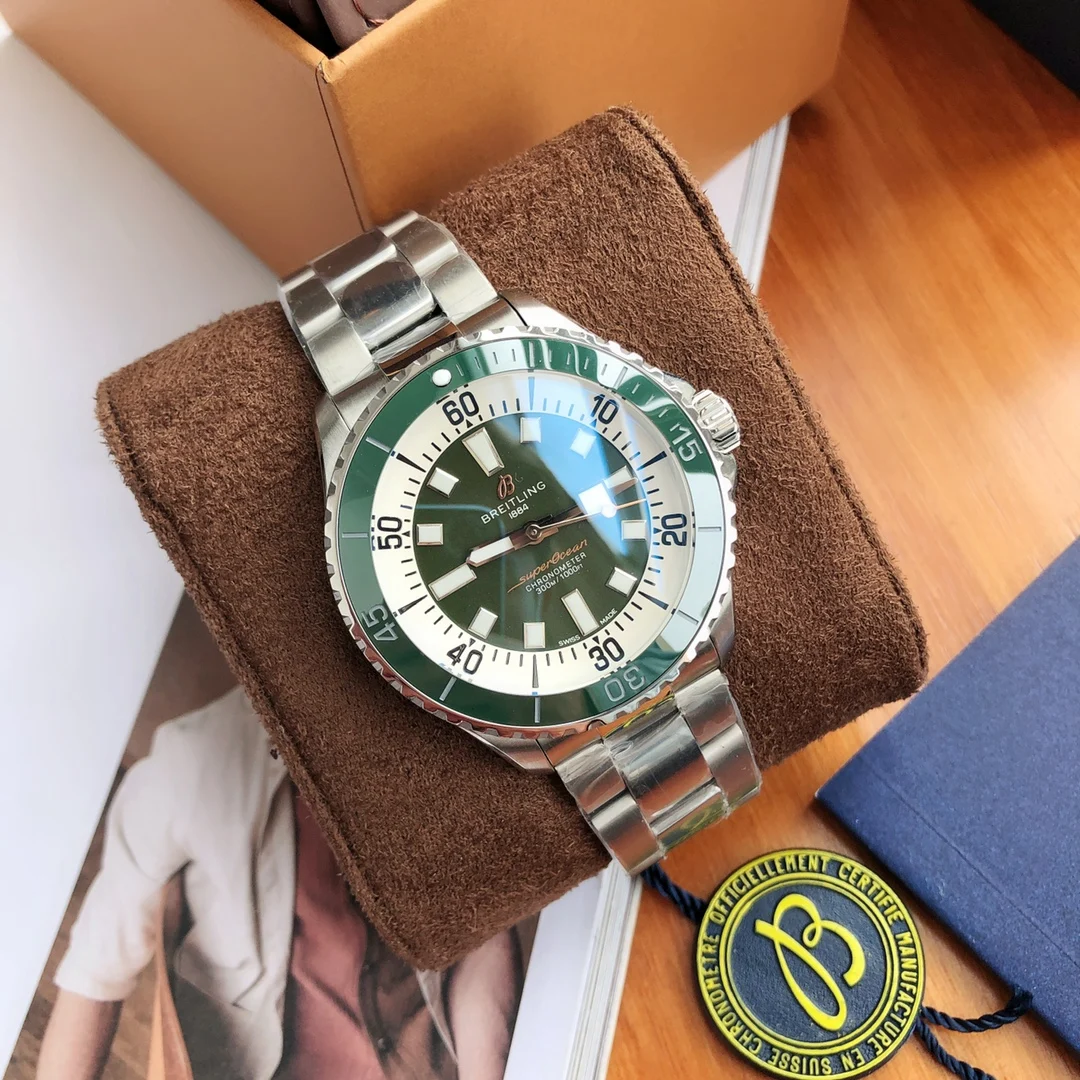 Breitling Superocean Ceramic 44mm — photographed off the sweep