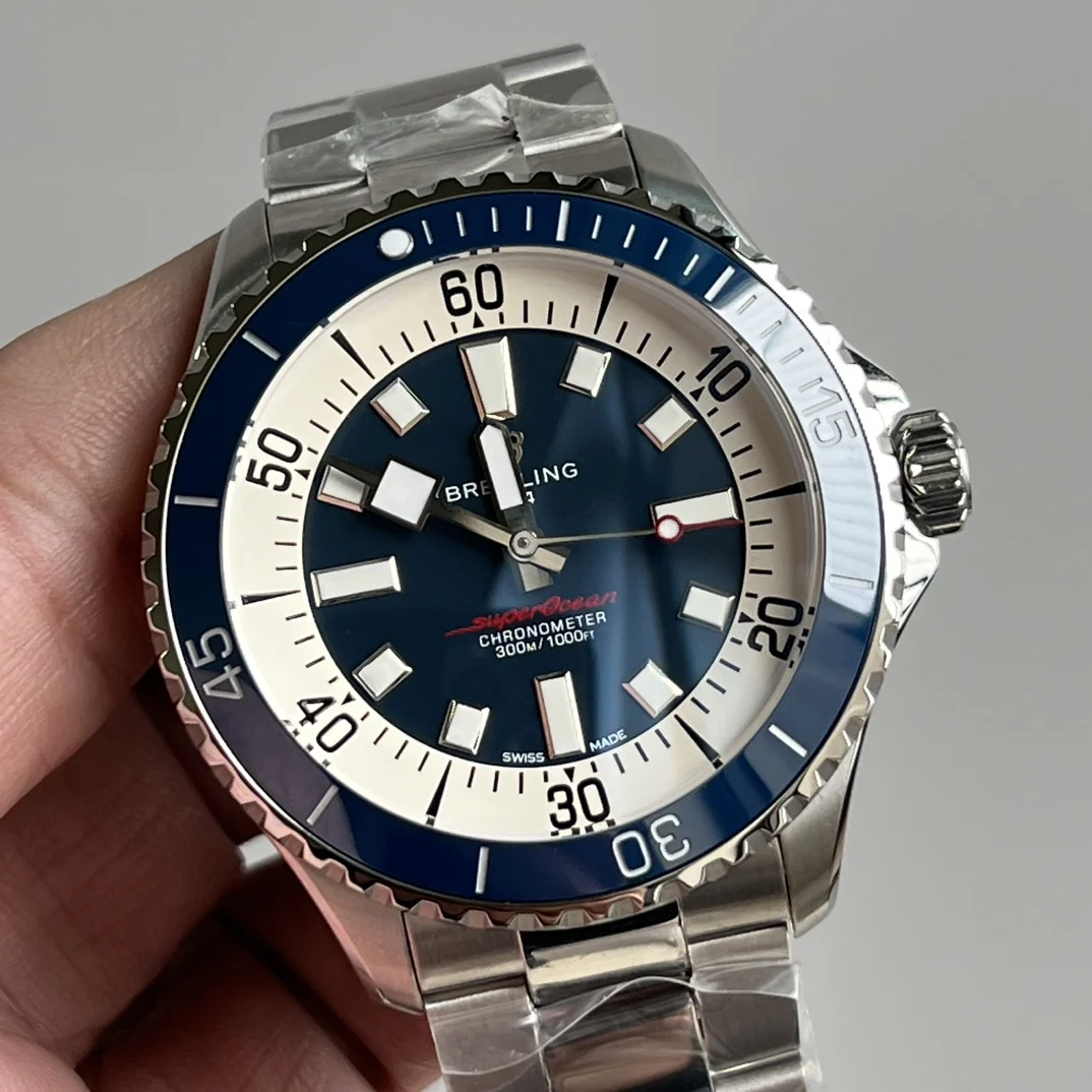 Breitling Superocean Ceramic 44mm — photographed off the sweep