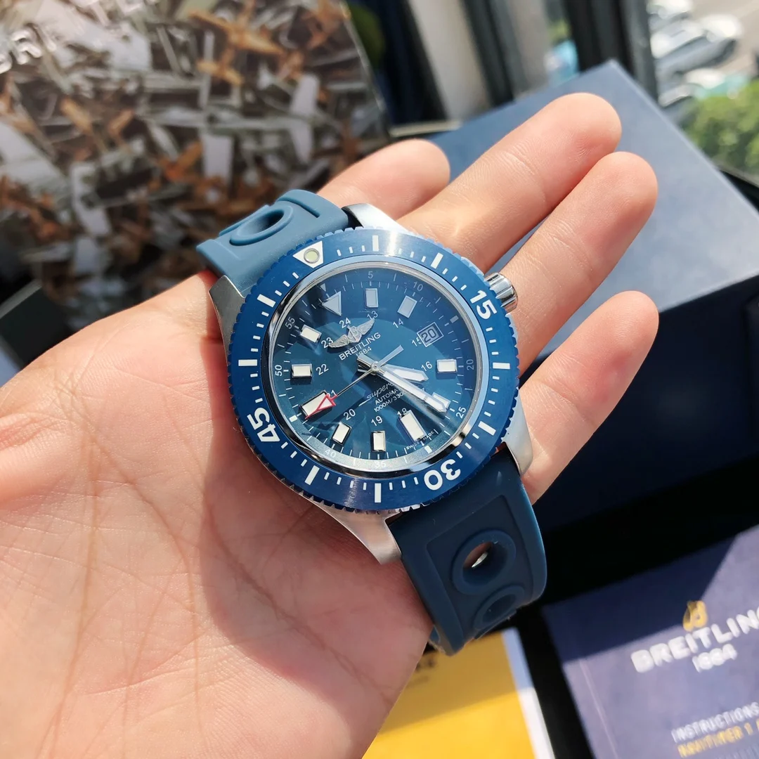 Breitling Superocean Ceramic 44mm — photographed off the sweep
