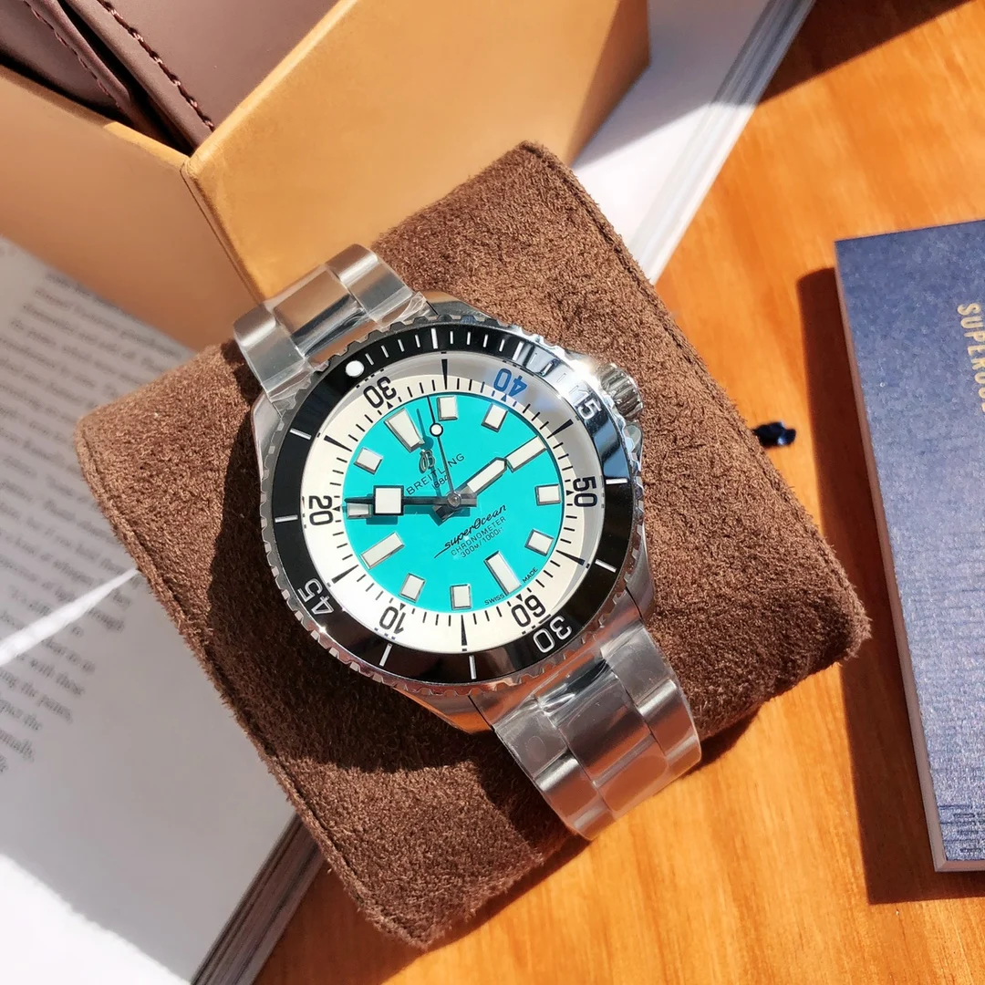 Breitling Superocean Ceramic — photographed off the sweep
