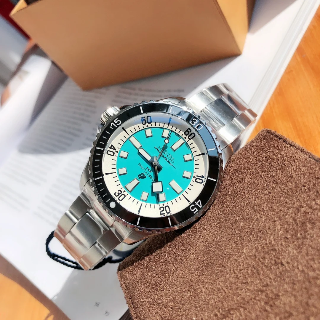 Breitling Superocean Ceramic — photographed off the sweep