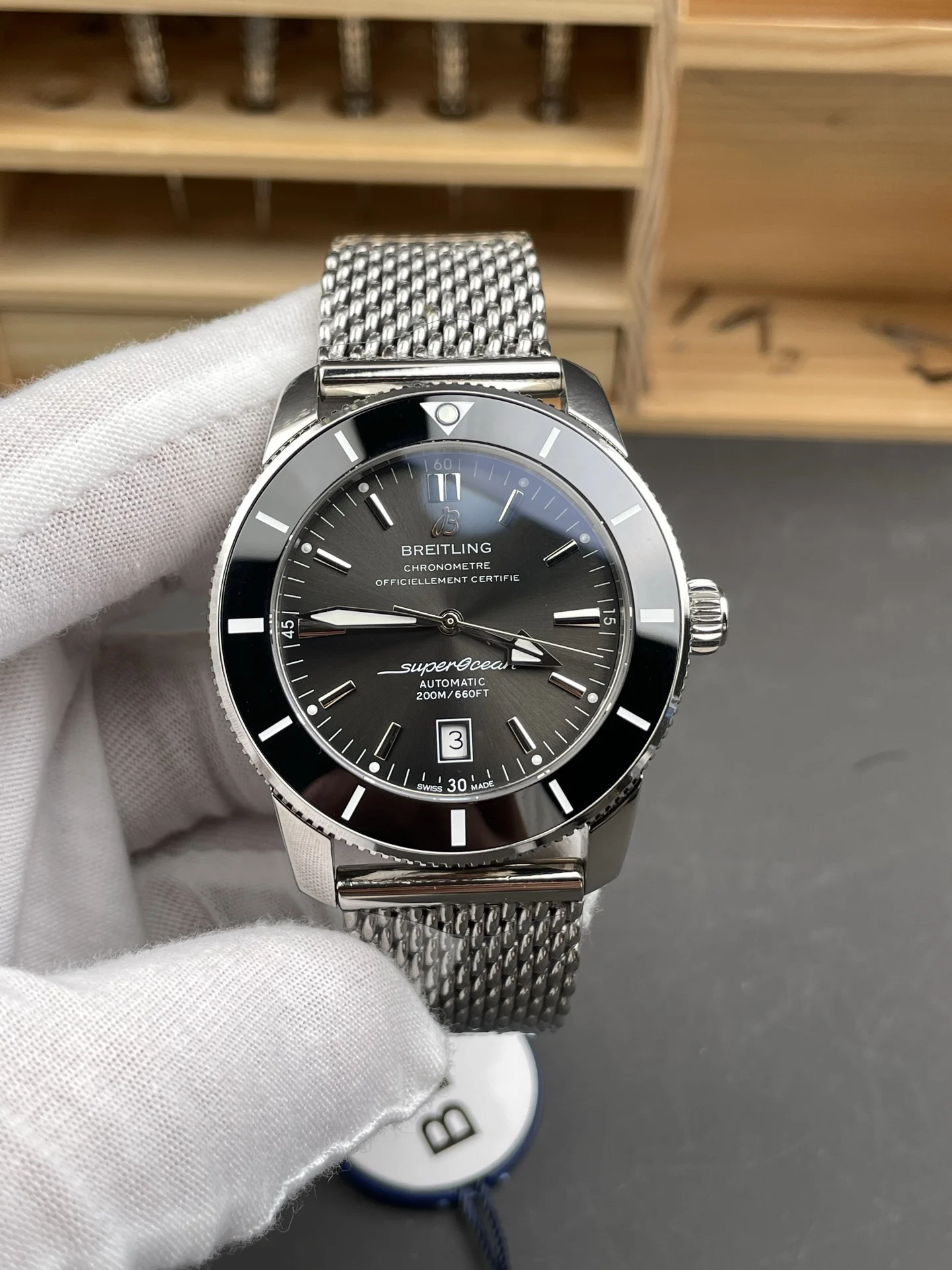 Breitling Superocean Grey Dial