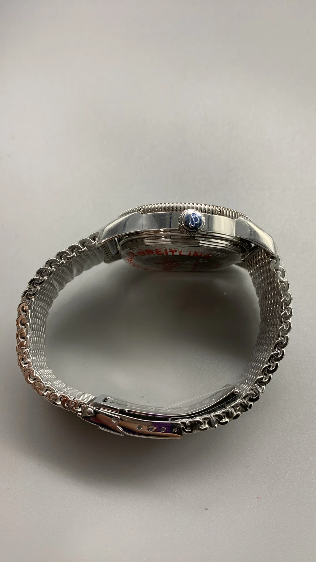 Breitling Superocean Panda β photographed off the sweep