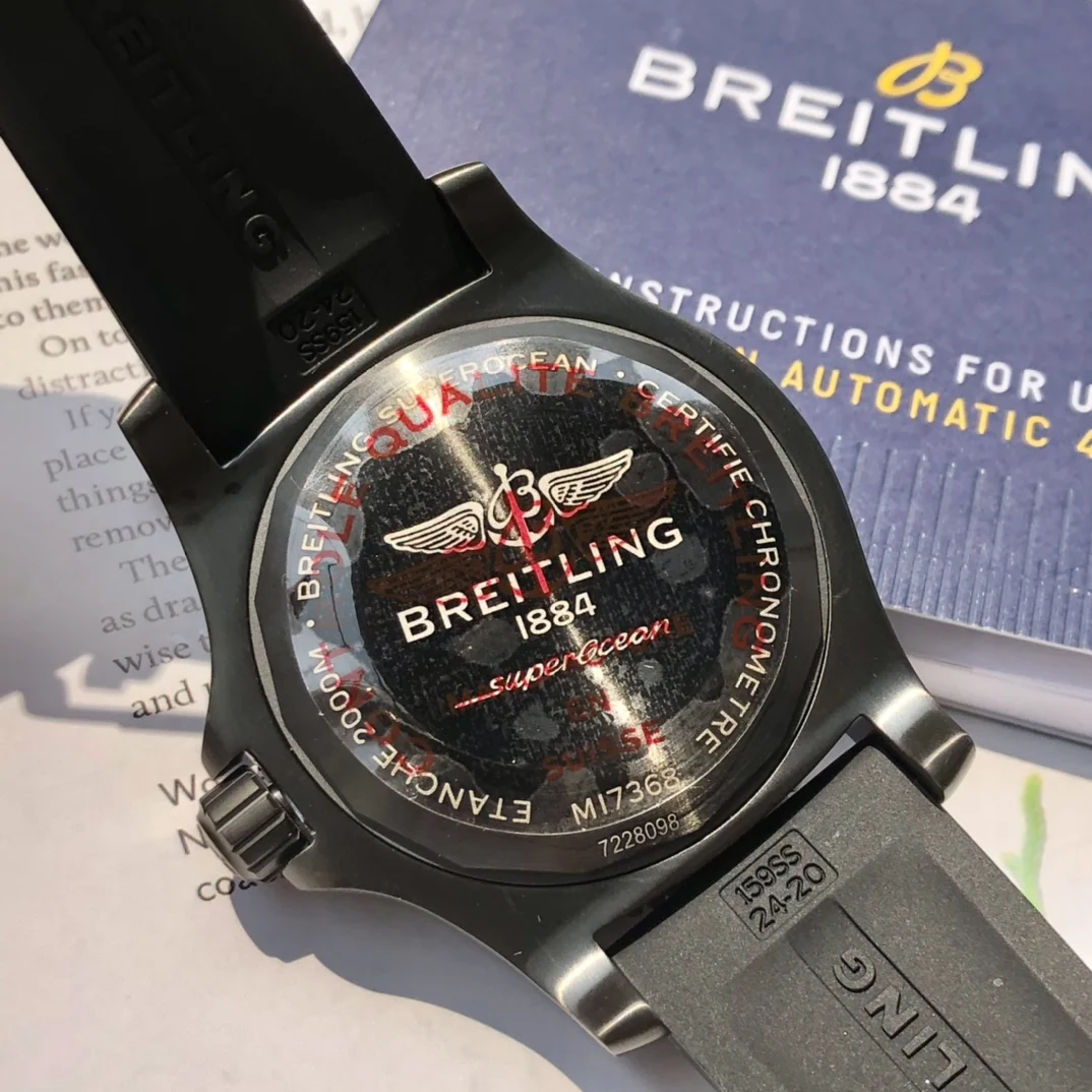 Breitling Superocean Steel 46mm — photographed off the sweep
