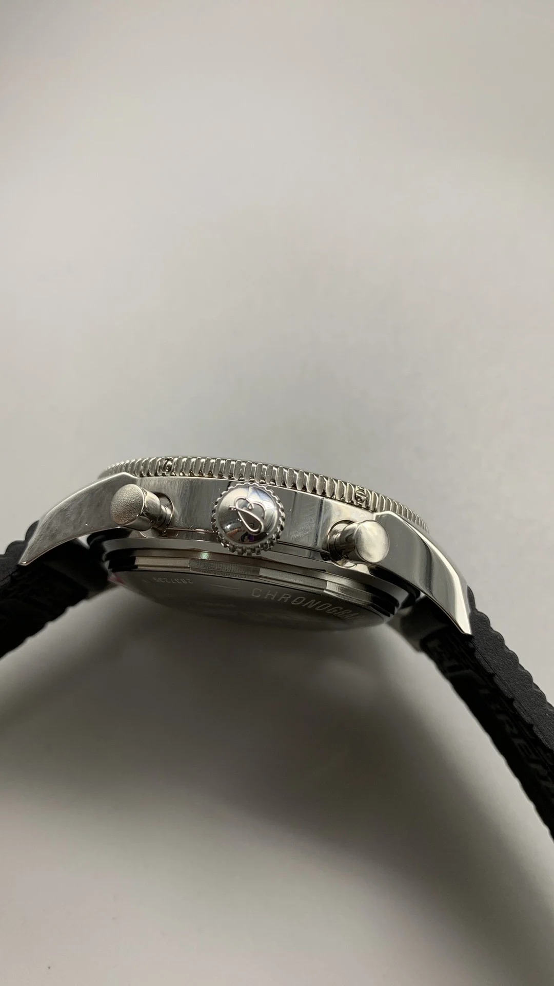 Breitling Superocean — photographed off the sweep