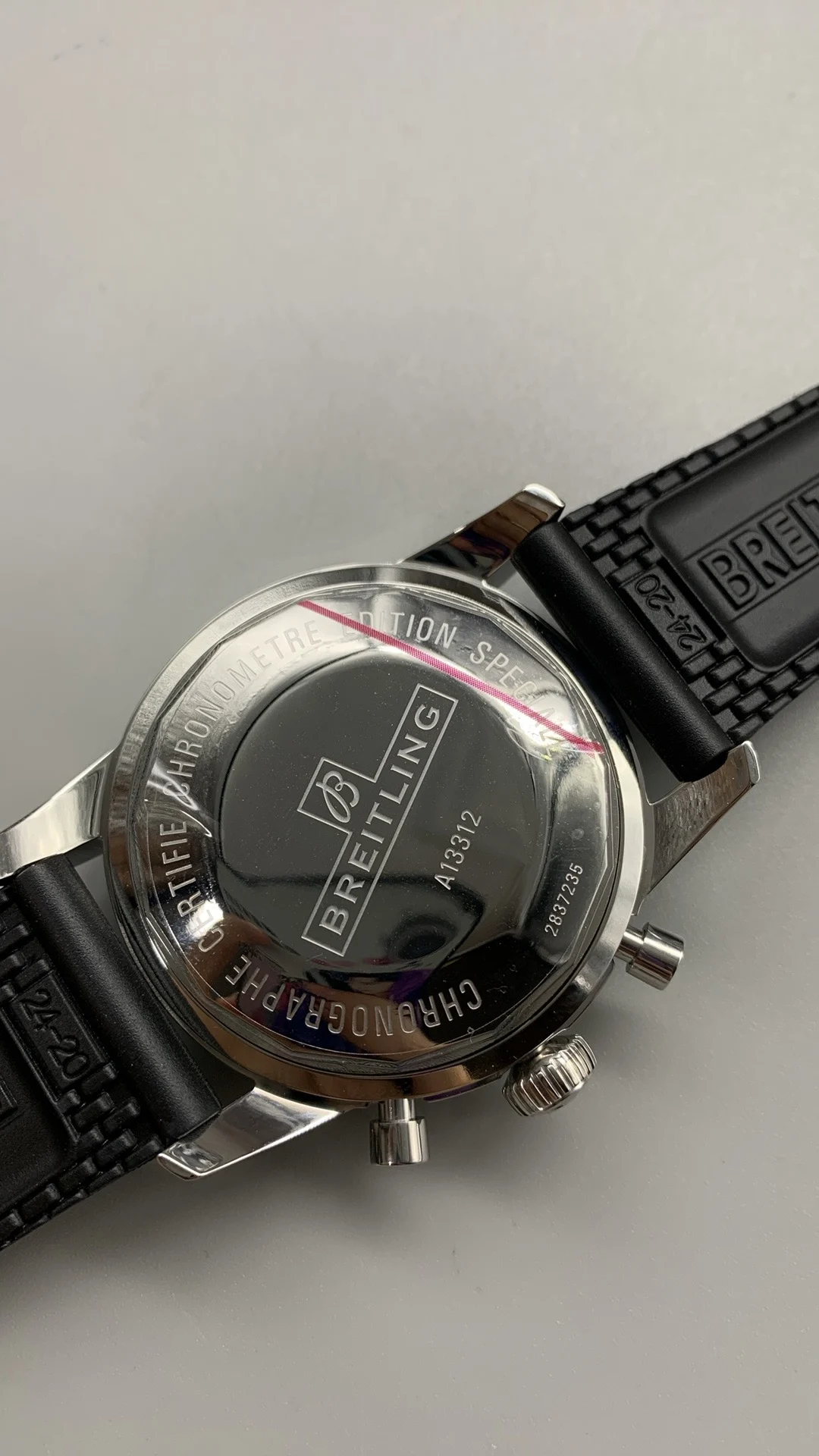 Breitling Superocean — photographed off the sweep
