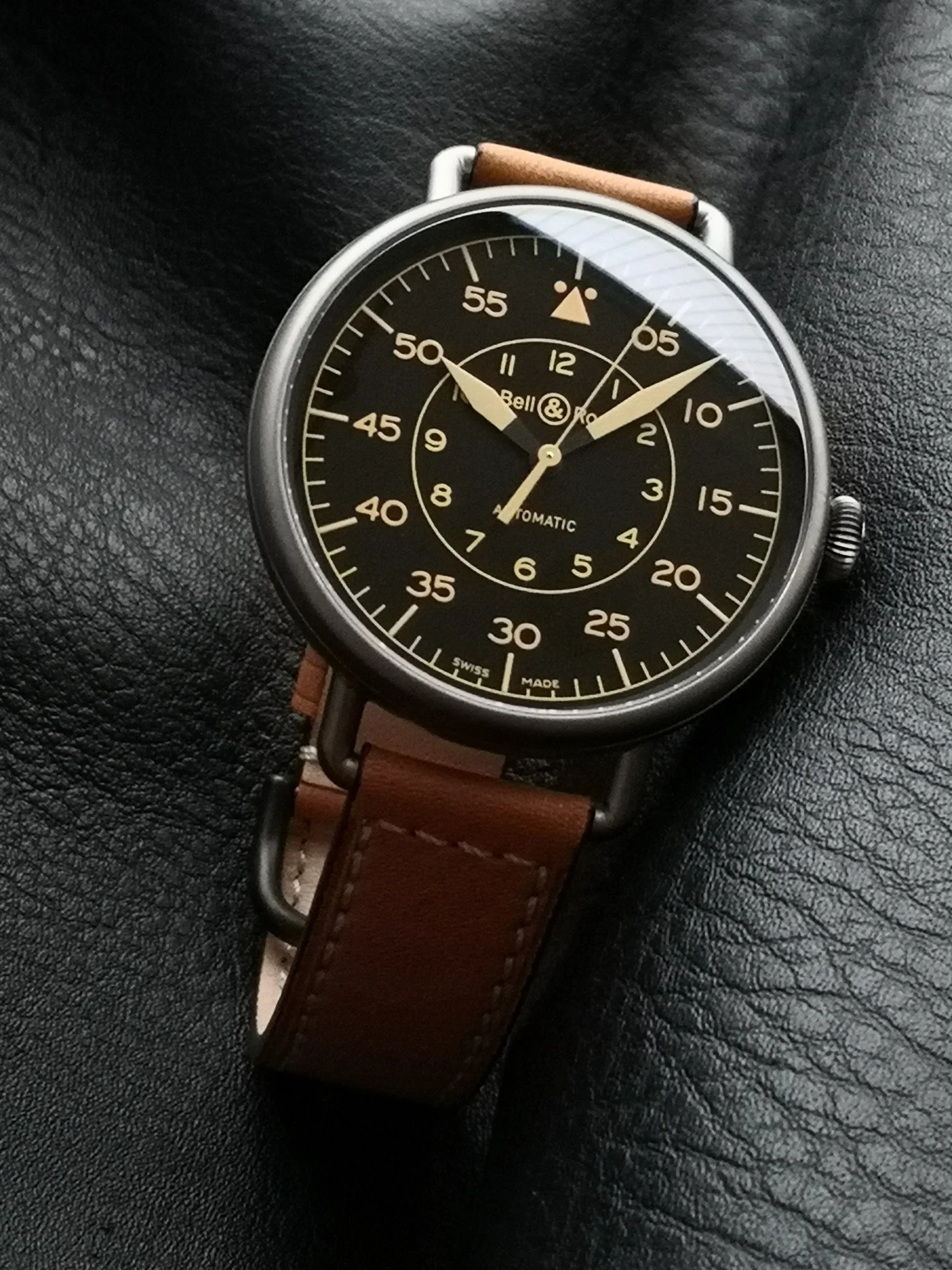 BRF New Product Bell & Ross — photographed off the sweep