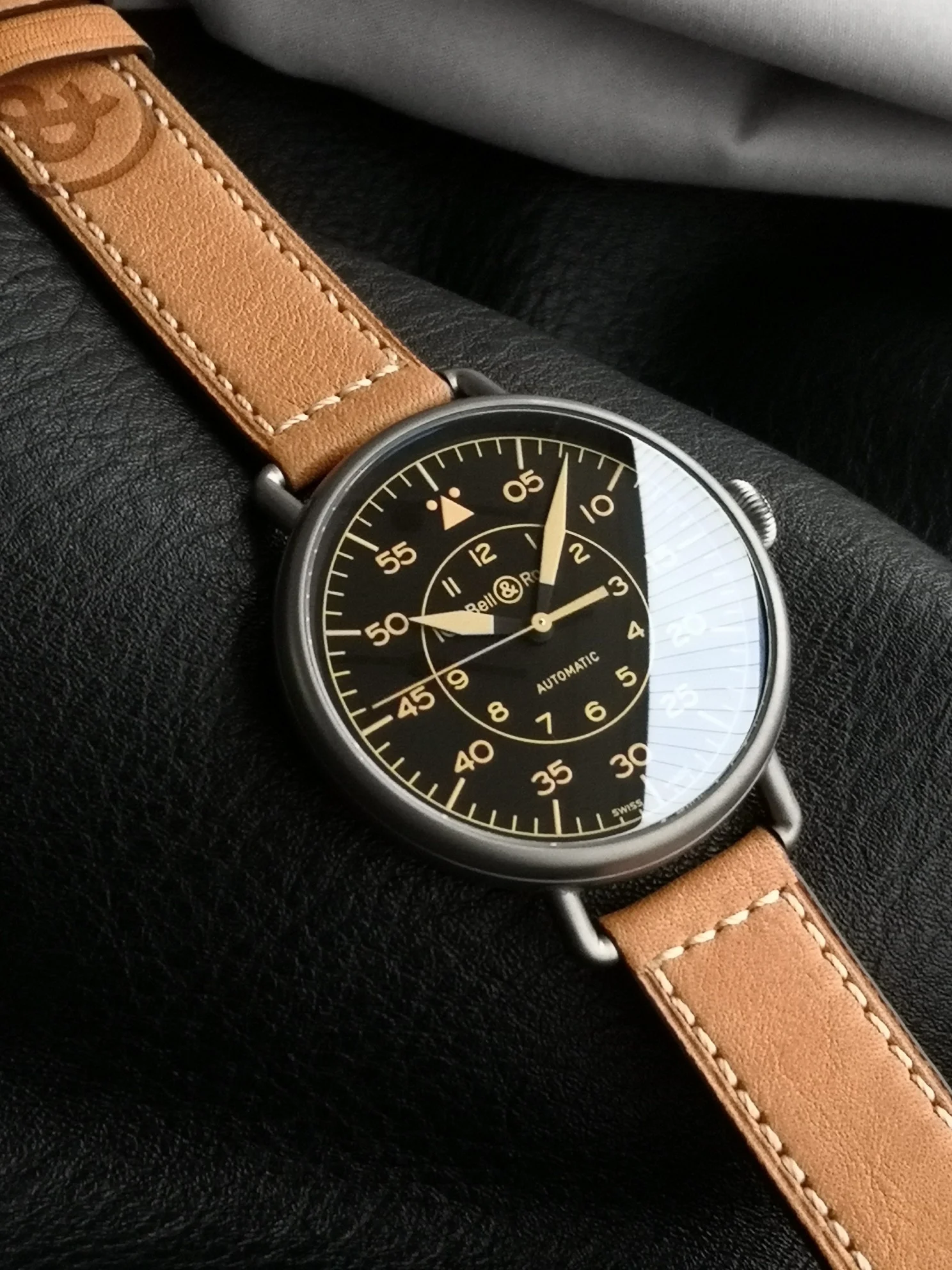 BRF New Product Bell & Ross — photographed off the sweep