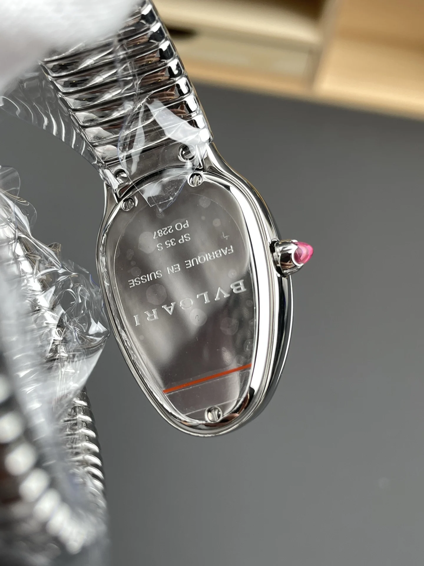 Bulgari 35mm — photographed off the sweep