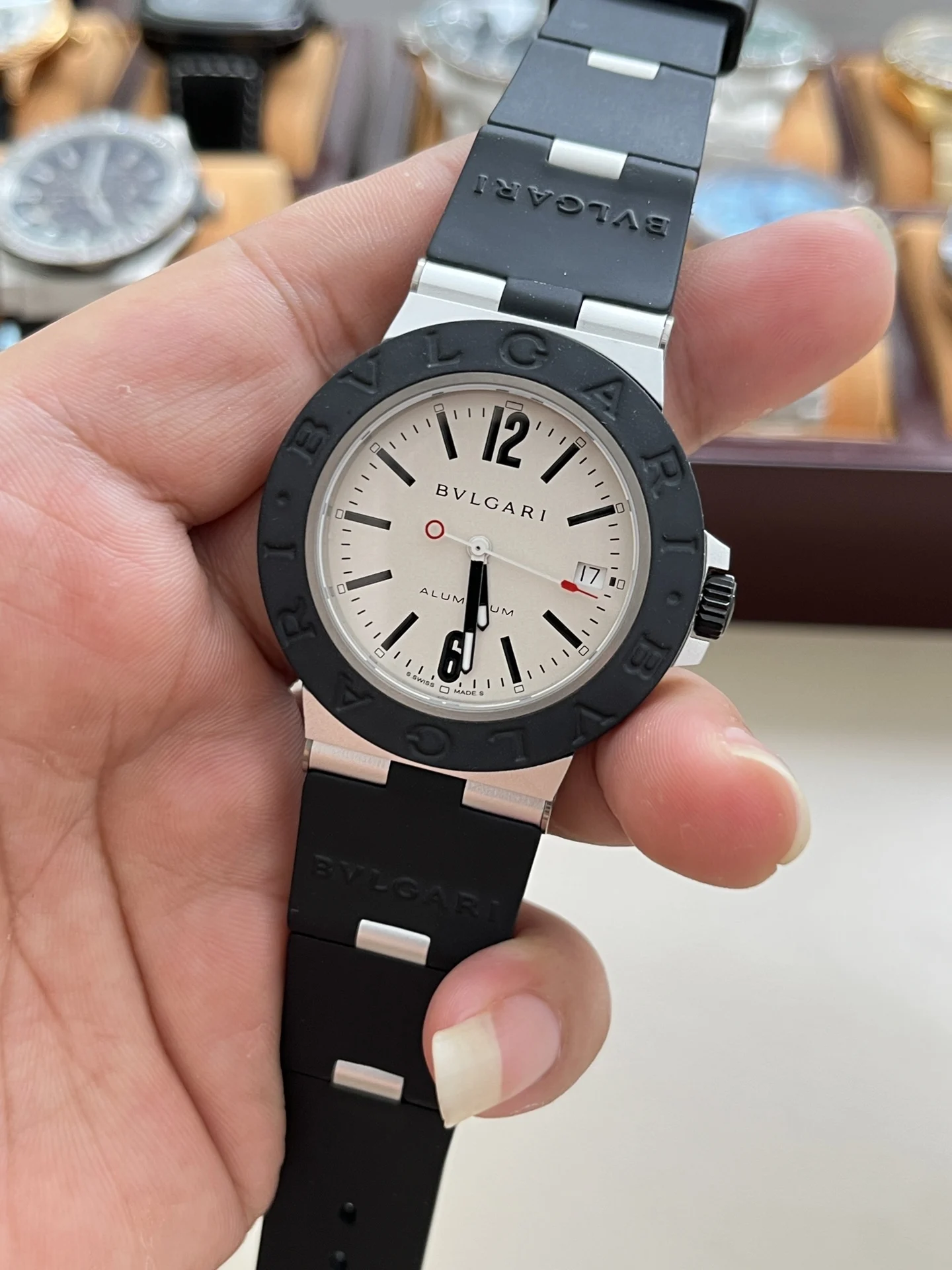 Bulgari 40mm — photographed off the sweep