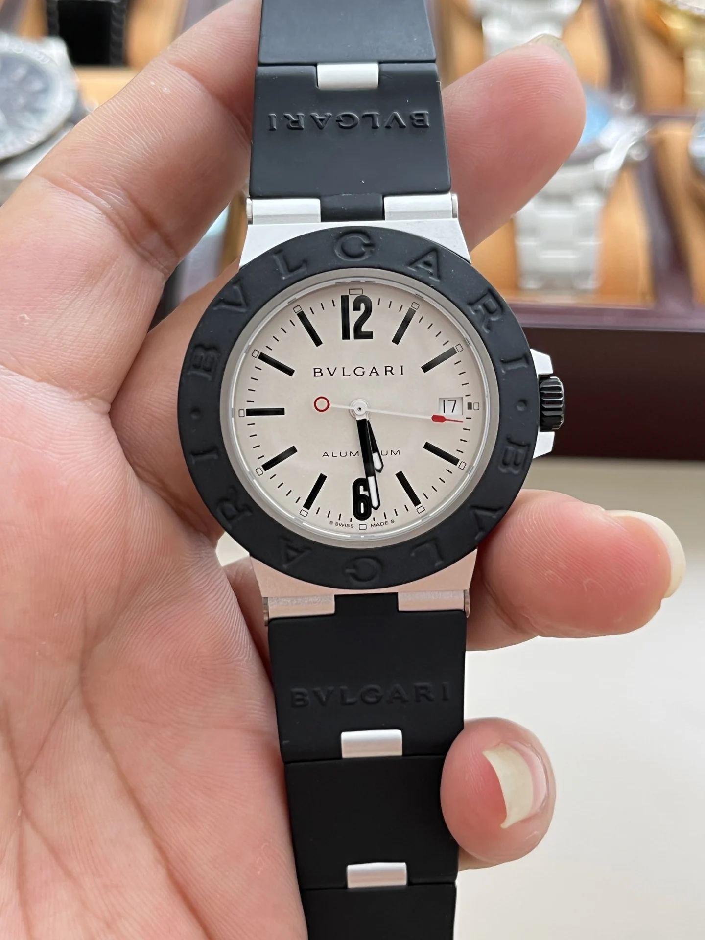 Bulgari 40mm — photographed off the sweep