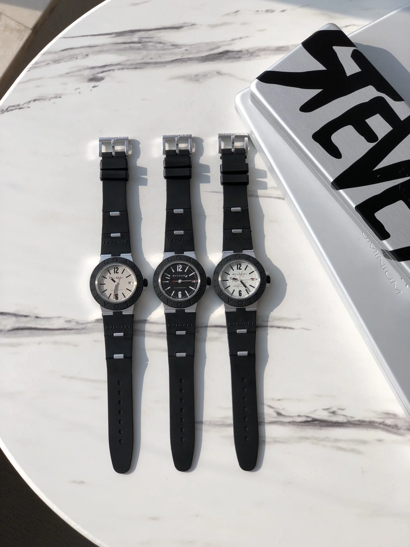 Bulgari Black Dial — photographed off the sweep