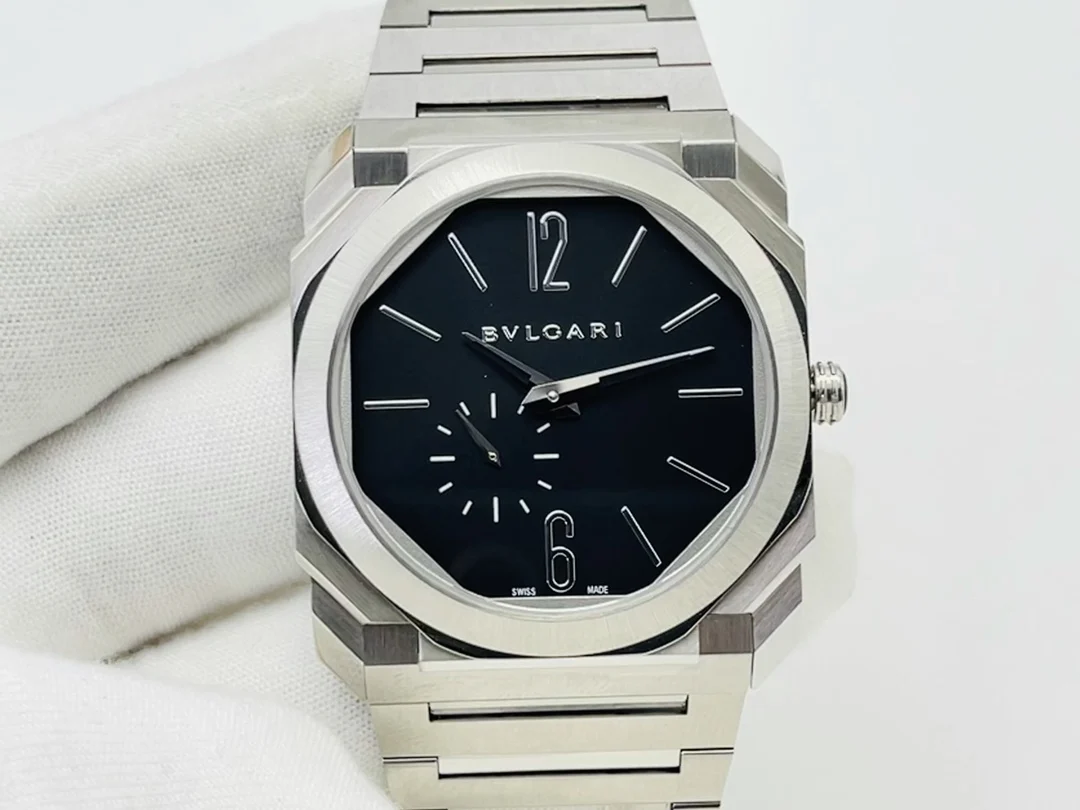 Bulgari Octo Finissimo Ceramic Blue Dial 40mm