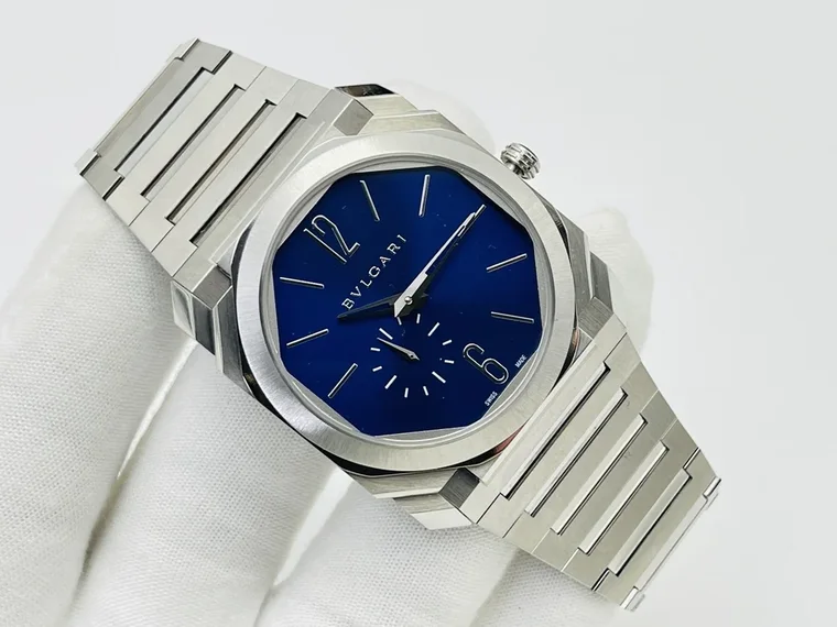 Bulgari Octo Finissimo Ceramic Blue Dial 40mm