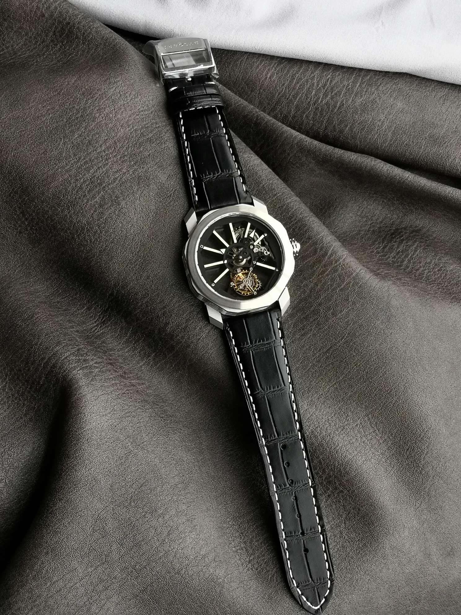 Bulgari Octo Tourbillon — photographed off the sweep