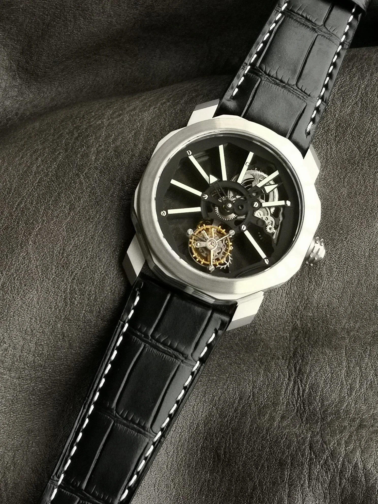 Bulgari Octo Tourbillon — photographed off the sweep