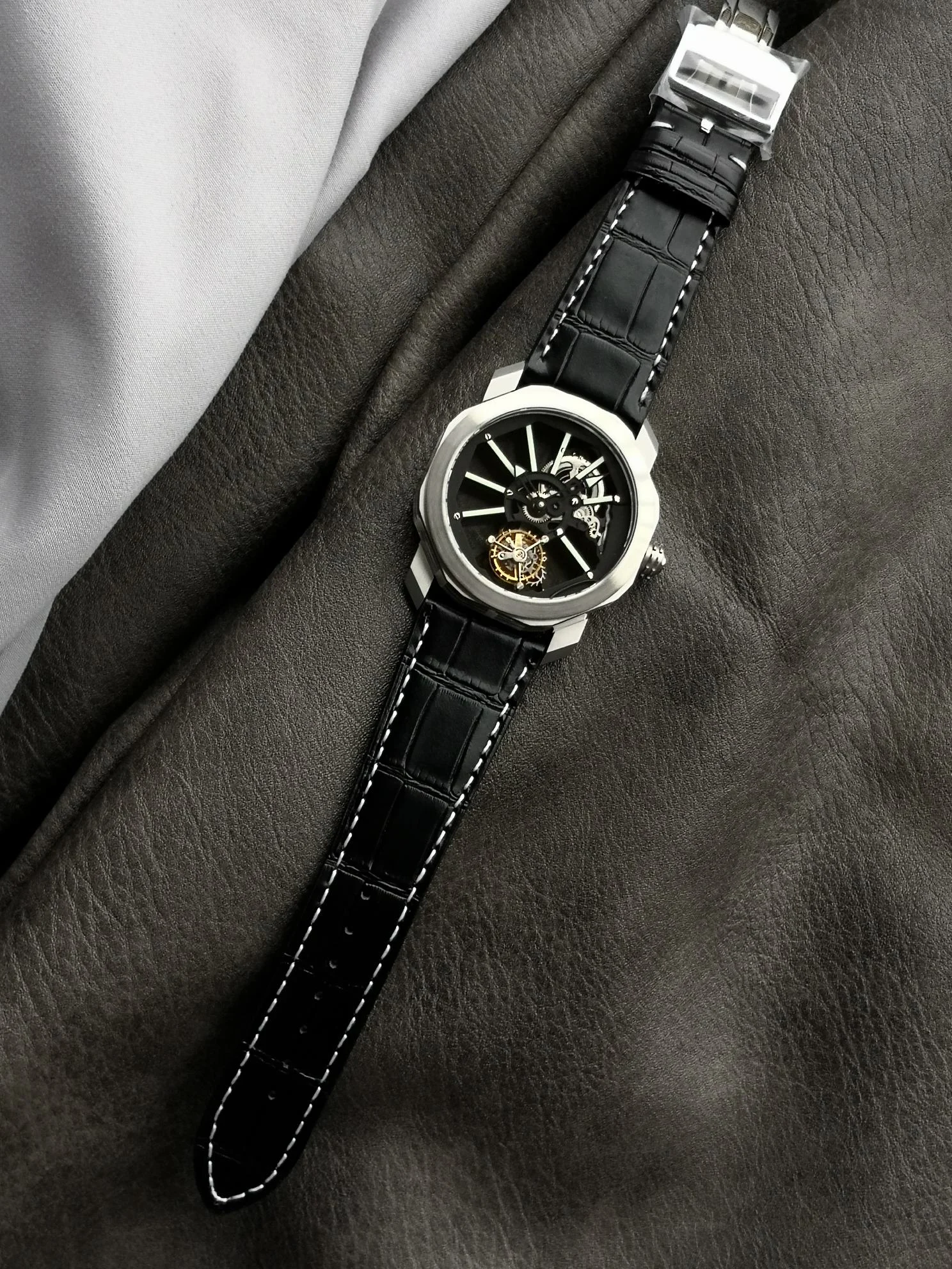 Bulgari Octo Tourbillon — photographed off the sweep
