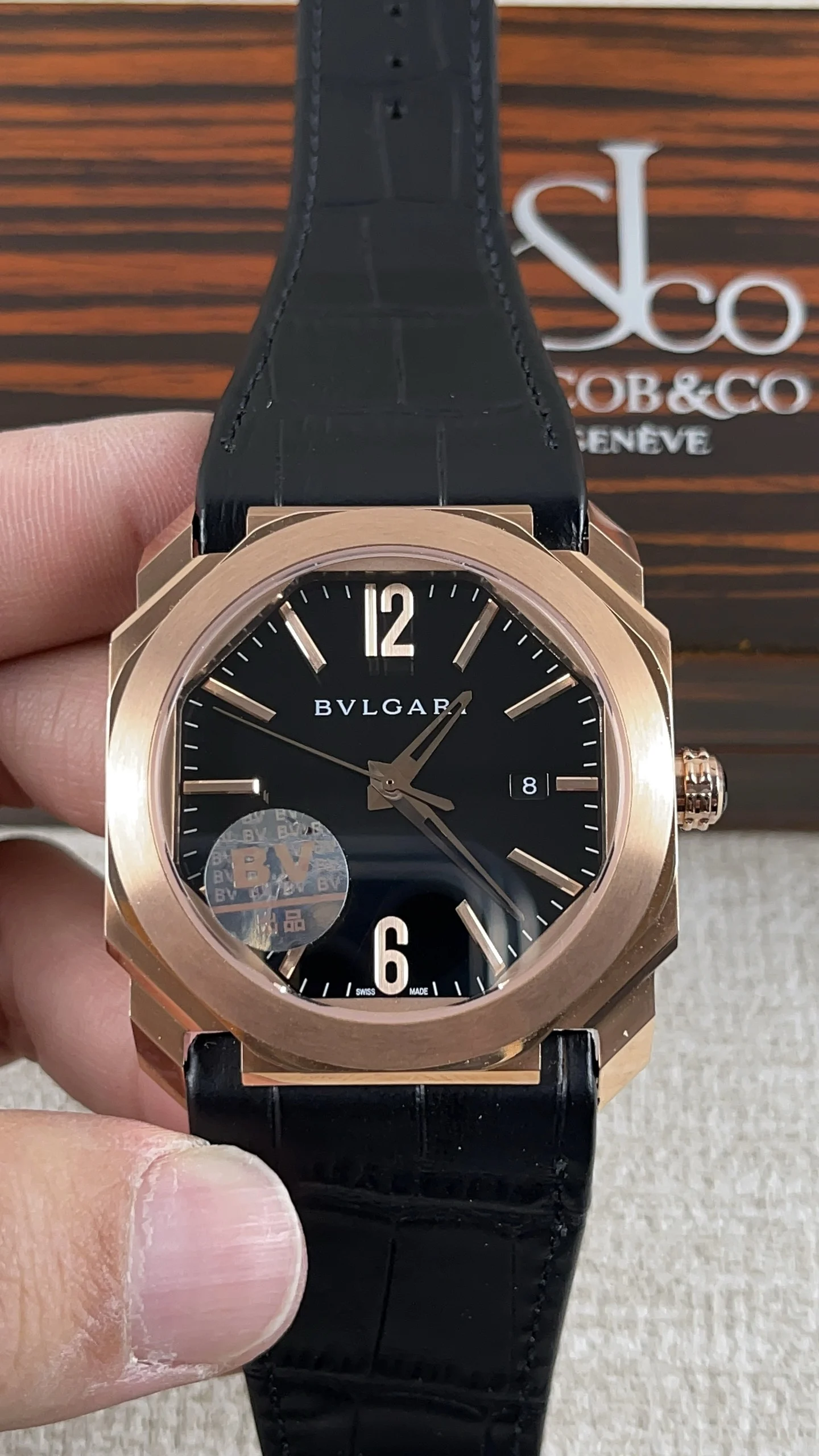 Bulgari Octo — photographed off the sweep