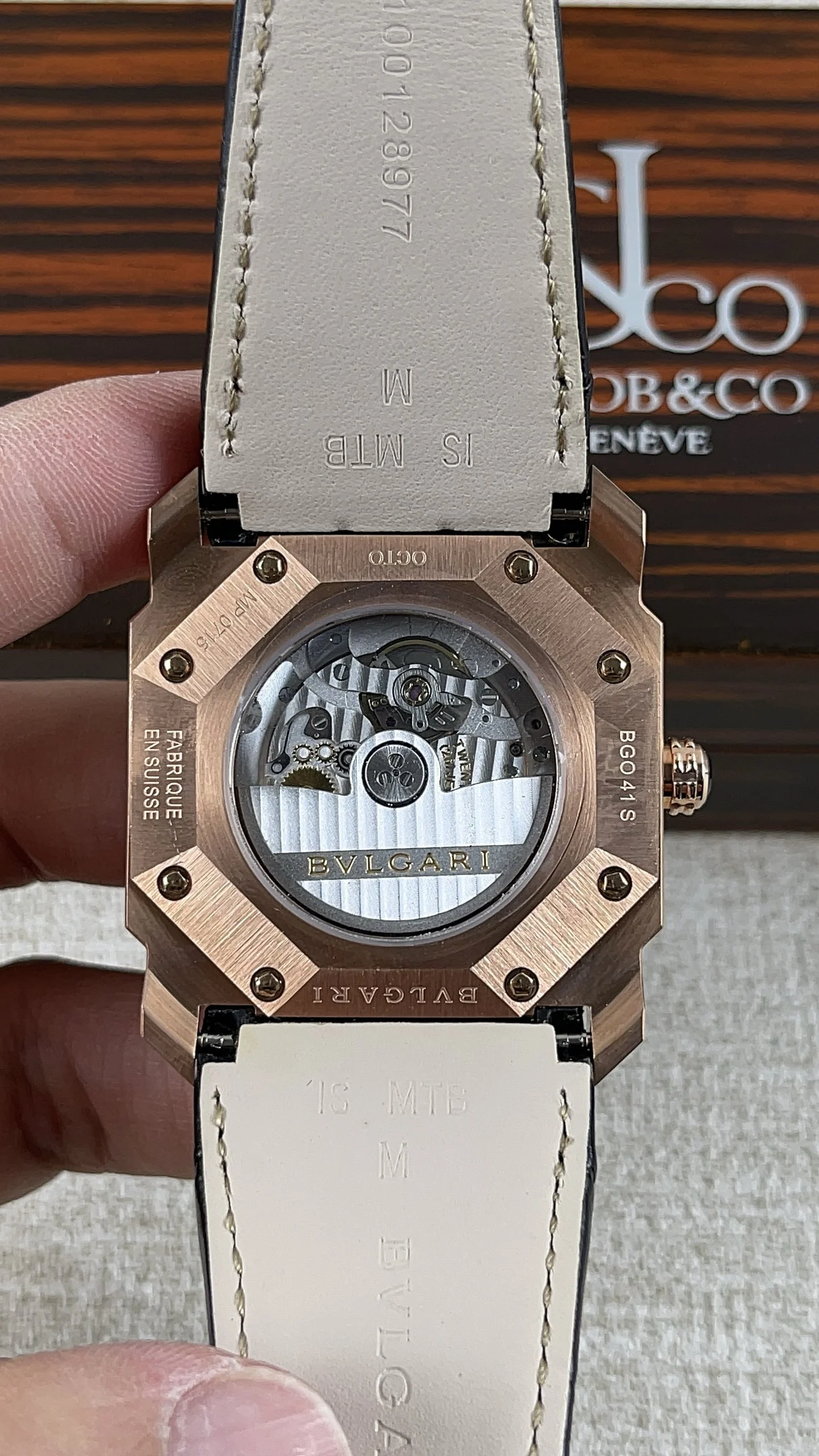 Bulgari Octo — photographed off the sweep